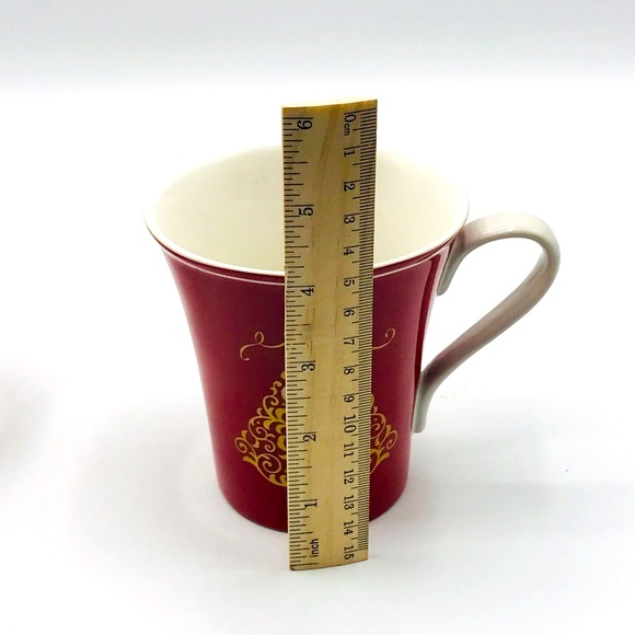 222 Fifth Golden Tree set of 2 Christmas mugs/ cups. - Picture 5 of 9